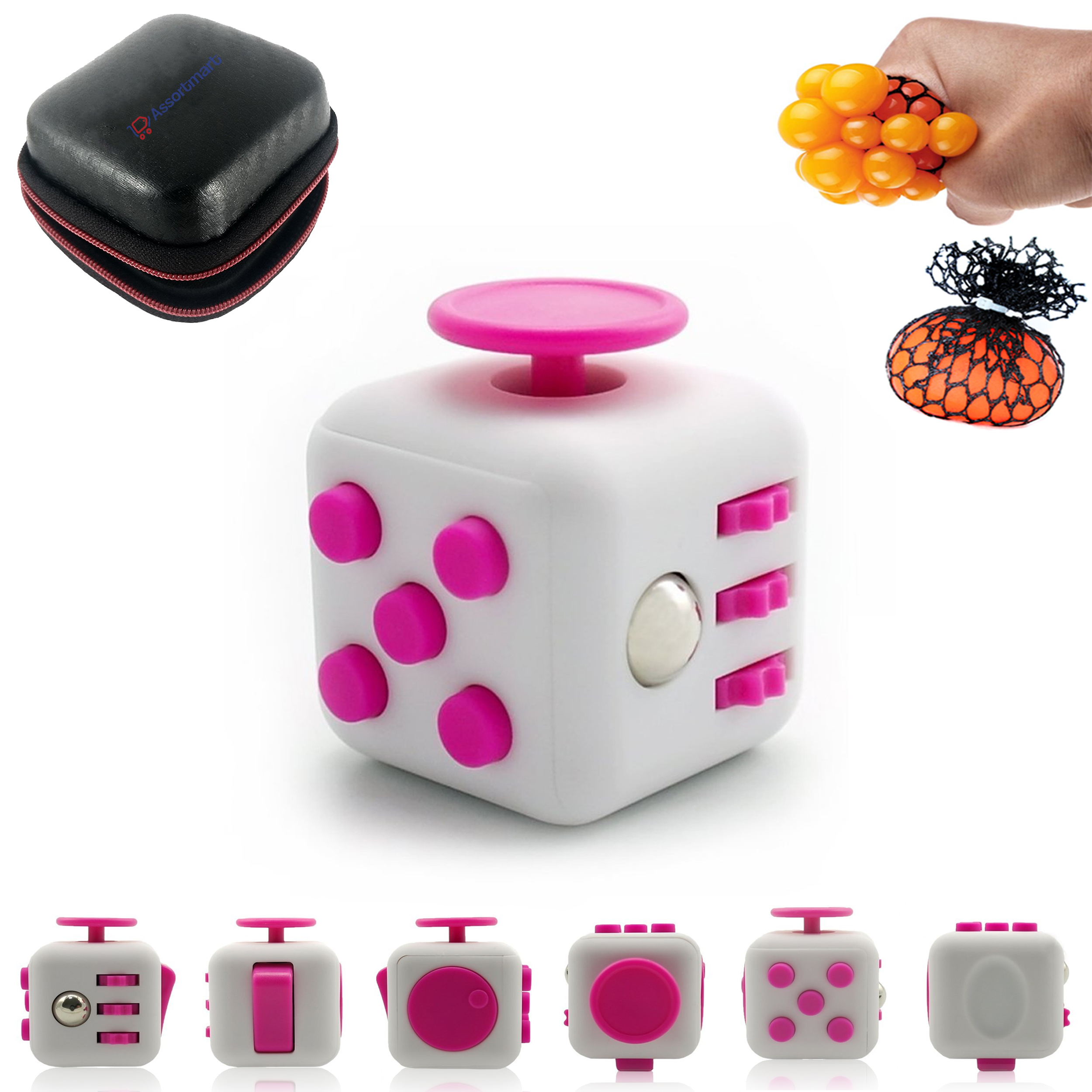 Black Fidget Cube Ball Protective Case Stress Relief Gadget Sensory Calming Toy Toys Hobbies Other Games Black Fidget Cube Ball Protective Case Stress Relief Gadget Sensory Calming Toy Toys Hobbies Other Games